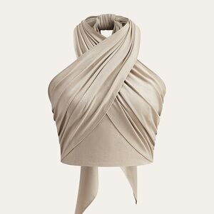 Commense Beige Wrap Scarf